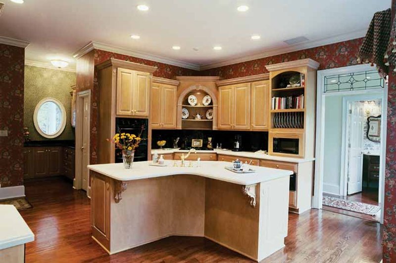 House Plan Design - Interior - Kitchen for Colonial House Plan #71-148 - 4 bed, 4.5 bath