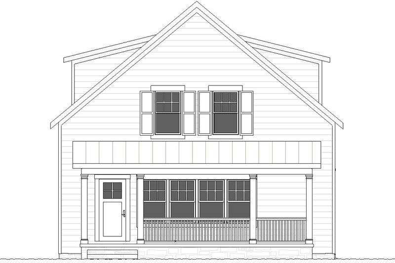 Architectural House Design - Exterior - Front Elevation 3 for Traditional House Plan #901-168 - 5 bed, 3.5 bath