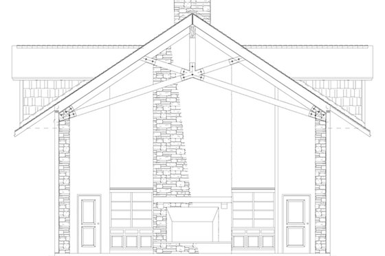 Exterior - Other Elevation for European House Plan #17-2545 - 5 bed, 4.5 bath