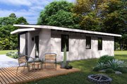 Modern Style House Plan - 1 Beds 1 Baths 720 Sq/Ft Plan #1105-1 