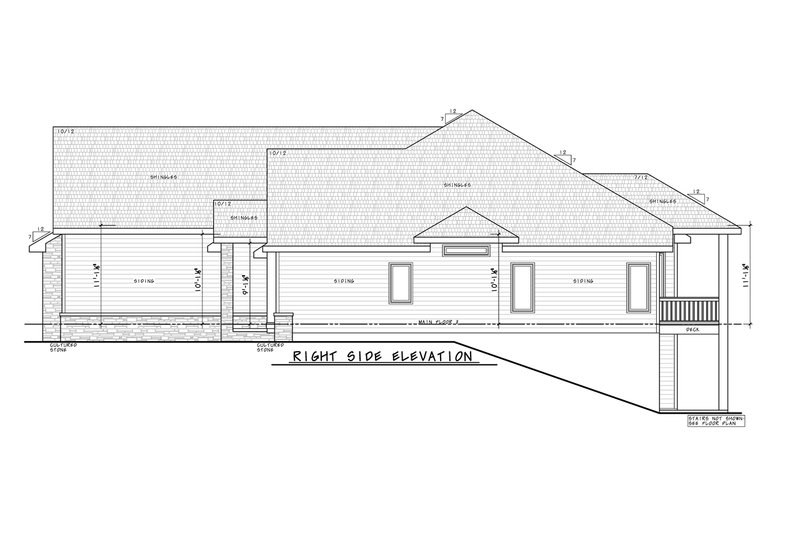 Dream House Plan - Exterior - Other Elevation 1 for Craftsman House Plan #20-2369 - 4 bed, 4 bath