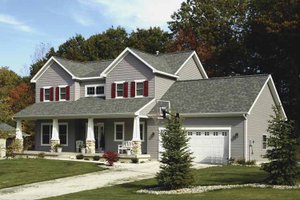 Architectural House Design - Craftsman Exterior - Front Elevation Plan #928-137