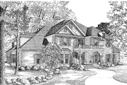 Traditional Style House Plan - 5 Beds 4.5 Baths 5548 Sq/Ft Plan #17-2629 