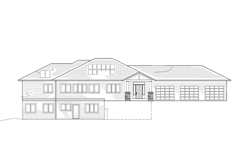 Architectural House Design - Craftsman Exterior - Front Elevation Plan #939-14