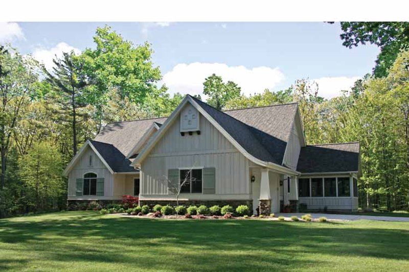Home Plan - Exterior - Front Elevation 4 for Bungalow House Plan #928-202 - 4 bed, 2.5 bath