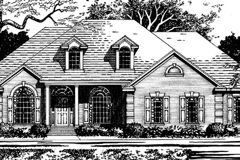 House Design - Country Exterior - Front Elevation Plan #472-347