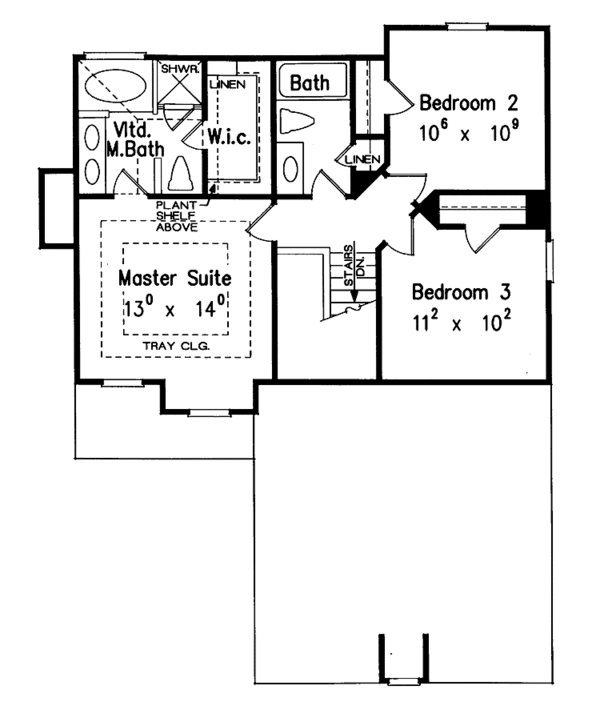 Dream House Plan - Country Floor Plan - Upper Floor Plan #927-758