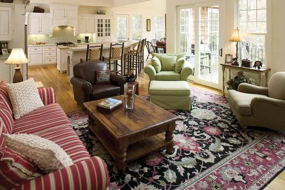 Craftsman Interior - Family Room Plan #929-754