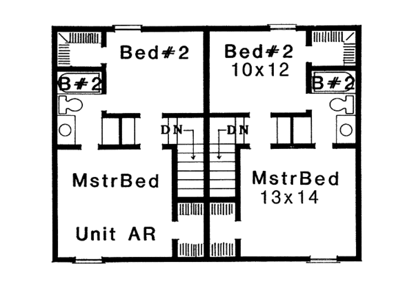 Dream House Plan - Contemporary Floor Plan - Upper Floor Plan #310-1139