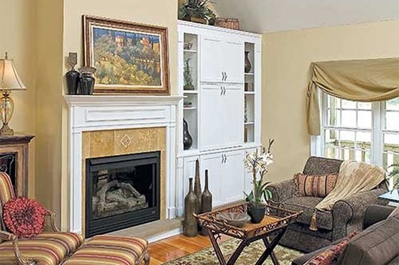 Interior - Family Room 1 for Traditional House Plan #929-58 - 3 bed, 2 bath