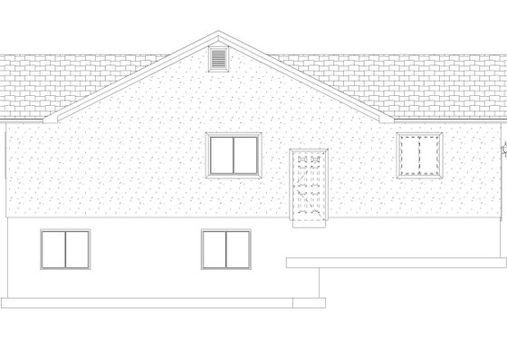 Exterior - Other Elevation 2 for Traditional House Plan #1060-54 - 4 bed, 3 bath