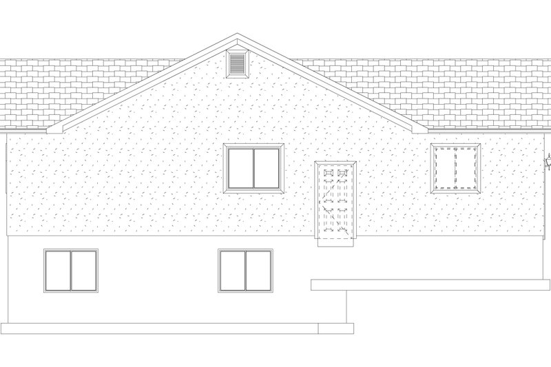 House Plan Design - Exterior - Other Elevation 2 for Traditional House Plan #1060-54 - 4 bed, 3 bath
