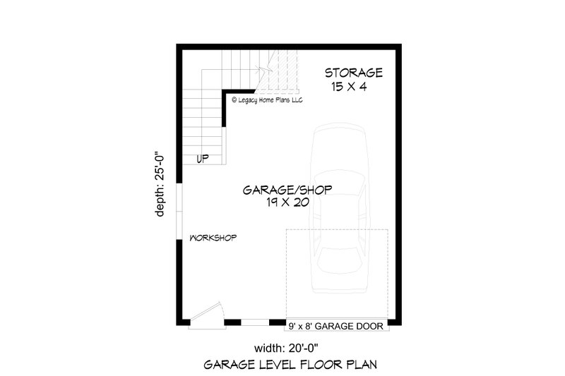Architectural House Design - Floor Plan - Main Floor for Cottage House Plan #932-676, 0 bath