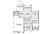 Traditional Style House Plan - 4 Beds 4 Baths 2964 Sq/Ft Plan #56-681 