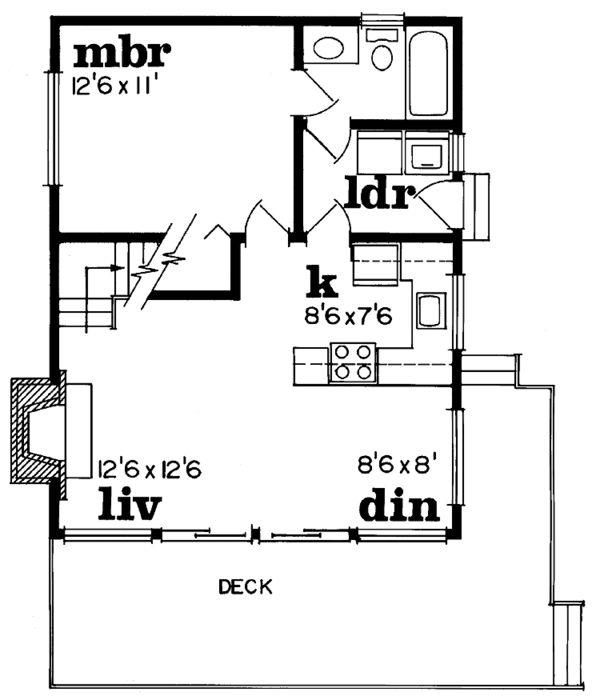 Home Plan - Floor Plan - Main Floor Plan #47-661