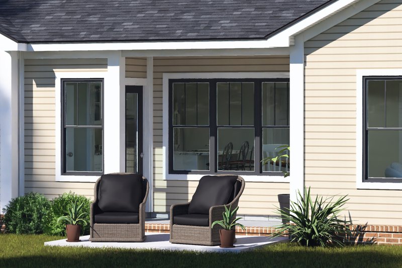 Home Plan - Exterior - Other Elevation 4 for Cottage House Plan #513-2489 - 3 bed, 3 bath