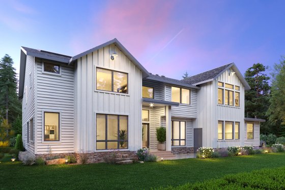 Exterior - Other Elevation for Farmhouse House Plan #1066-240 - 5 bed, 5.5 bath
