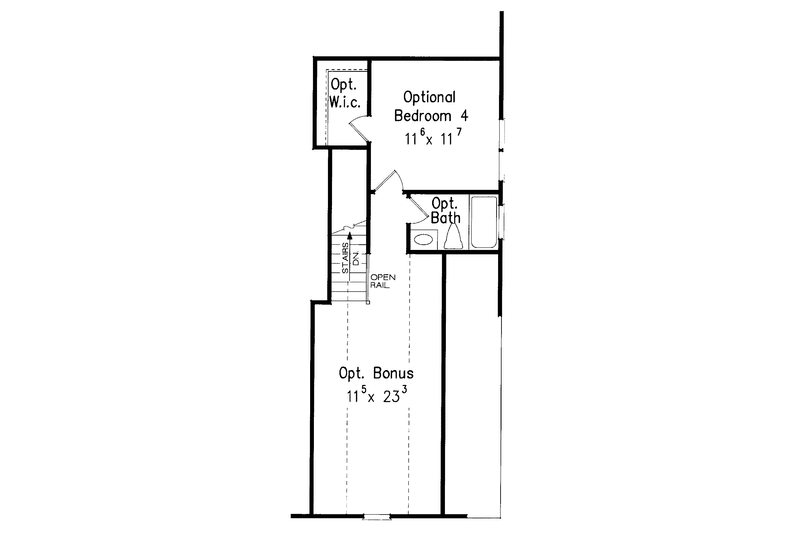 House Blueprint - Floor Plan - Other Floor 1 for Classical House Plan #927-767 - 3 bed, 2.5 bath