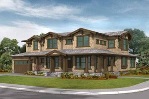 Craftsman Exterior - Front Elevation Plan #132-331