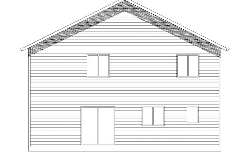 Dream House Plan - Craftsman Exterior - Rear Elevation Plan #943-18