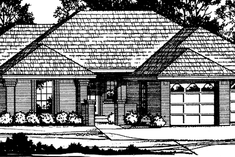 Dream House Plan - Traditional Exterior - Front Elevation Plan #40-489