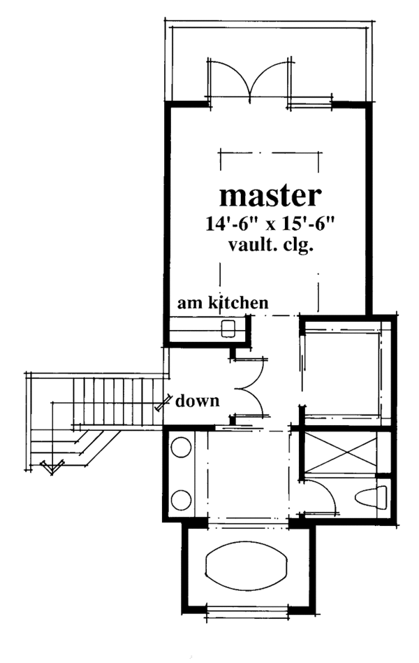 House Plan Design - Alternate upper floor
