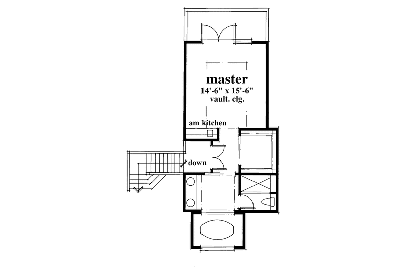 Architectural House Design - Alternate upper floor