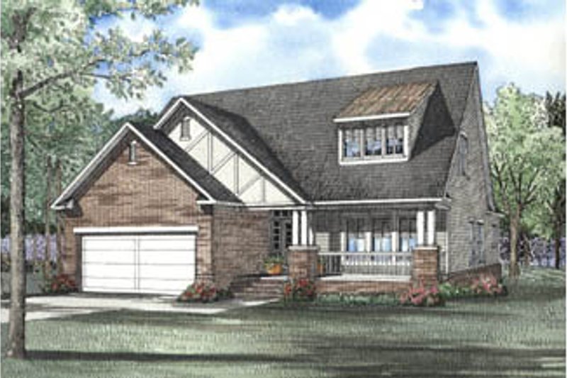 House Plan Design - Cottage Exterior - Front Elevation Plan #17-2065