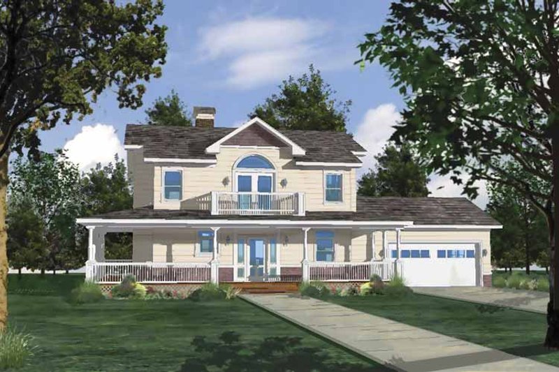Country Style House Plan - 3 Beds 2.5 Baths 2624 Sq/Ft Plan #1042-5