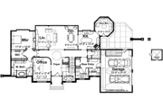 Tudor Style House Plan - 4 Beds 3.5 Baths 4940 Sq/Ft Plan #928-27 