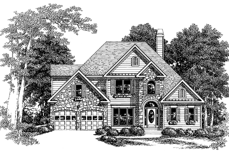 Home Plan - Exterior - Front Elevation 4 for Country House Plan #927-507 - 3 bed, 2.5 bath
