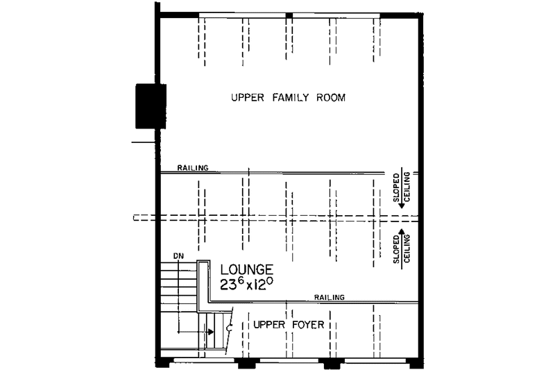 Dream House Plan - Floor Plan - Upper Floor for Contemporary House Plan #72-764 - 4 bed, 2 bath