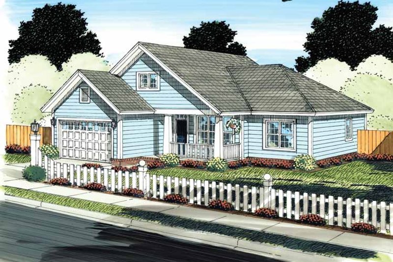 House Design - Traditional Exterior - Front Elevation Plan #513-2138