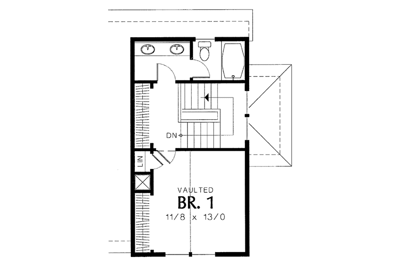 Architectural House Design - Floor Plan - Other Floor for Craftsman House Plan #48-775 - 3 bed, 3.5 bath