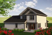 Traditional Style House Plan - 3 Beds 2.5 Baths 1870 Sq/Ft Plan #70-1194 