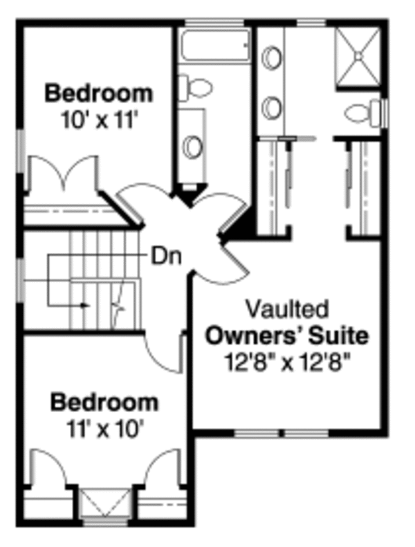 House Plan Design - Floor Plan - Upper Floor Plan #124-615