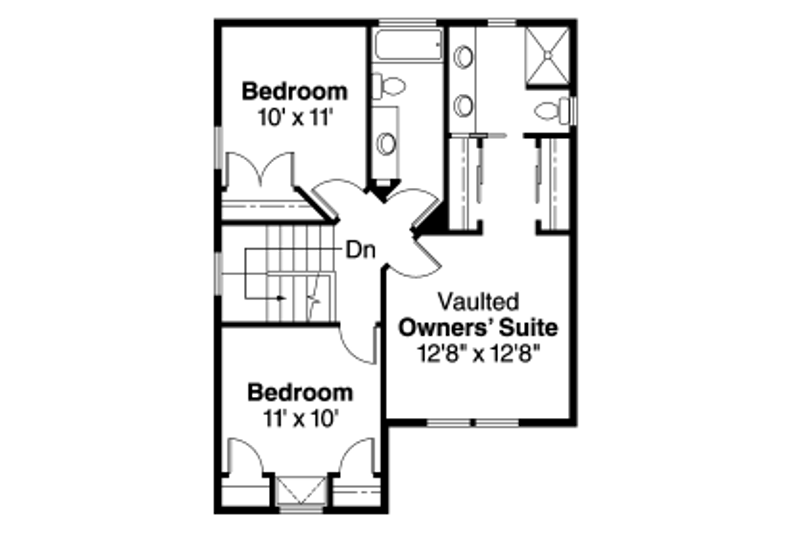 Home Plan - Floor Plan - Upper Floor House Plan #124-615 - 3 bed, 2.5 bath