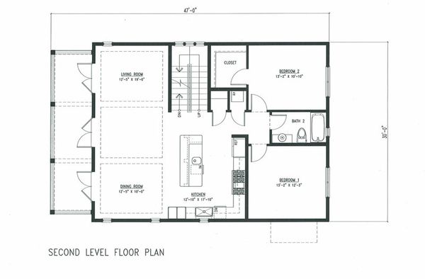 Beach Floor Plan - Main Floor Plan #443-7
