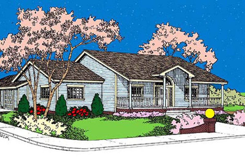 Dream House Plan - Traditional Exterior - Front Elevation Plan #60-623