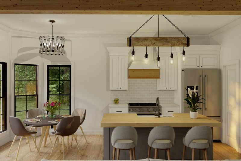 House Blueprint - Interior - Kitchen for Cottage House Plan #1094-14 - 2 bed, 2 bath
