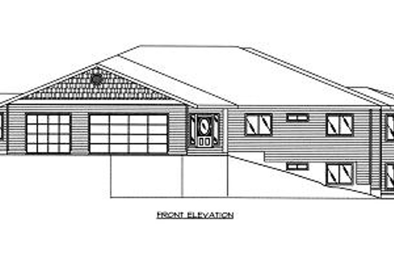 Home Plan - Exterior - Other Elevation for Modern House Plan #117-524 - 5 bed, 4.5 bath