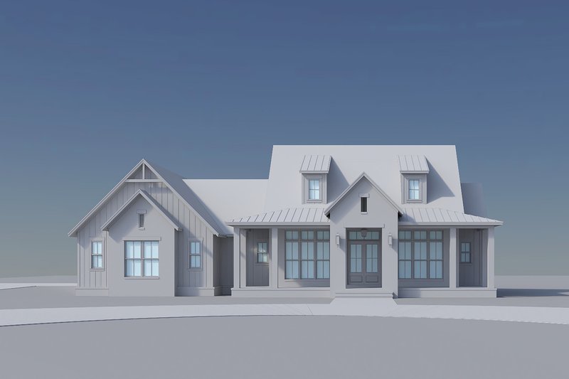 House Blueprint - Exterior - Front Elevation 9 for Farmhouse House Plan #430-426 - 3 bed, 3.5 bath