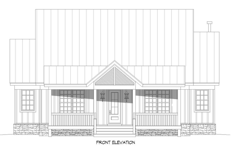 Architectural House Design - Exterior - Front Elevation 3 for Traditional House Plan #932-333 - 3 bed, 2.5 bath