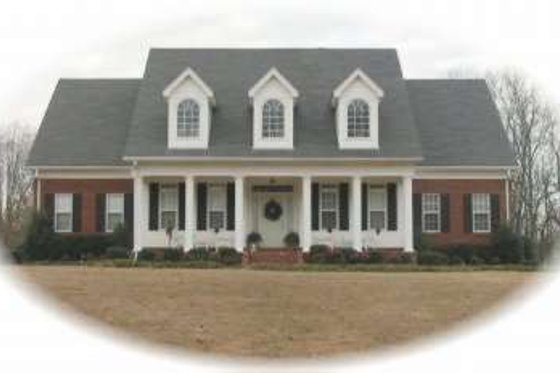 Exterior - Front Elevation for Southern House Plan #81-1086 - 3 bed, 2.5 bath