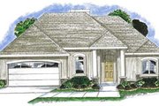 Mediterranean Style House Plan - 1 Beds 2 Baths 1840 Sq/Ft Plan #20-1379 