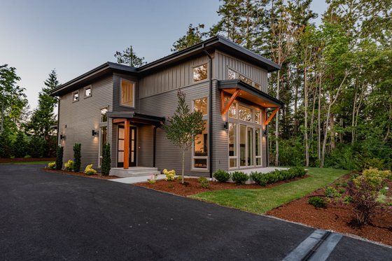 Exterior - Other Elevation 2 for Contemporary House Plan #1070-14 - 3 bed, 2.5 bath