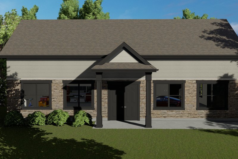 Dream House Plan - Exterior - Other Elevation for European House Plan #1060-73, 0 bath