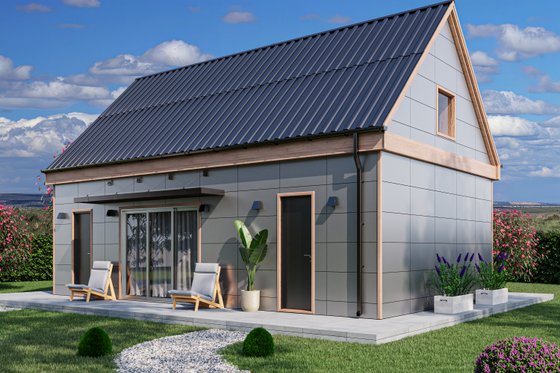 Exterior - Other Elevation for Modern House Plan #1106-2 - 1 bed, 1 bath