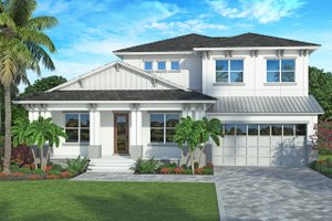Contemporary Exterior - Front Elevation Plan #938-92