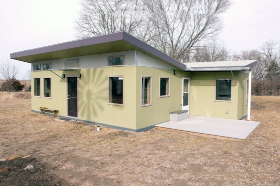 Modern style SIP designed home, front elevation